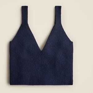 J. Crew women’s Cashmere-blend cropped sweater-tank